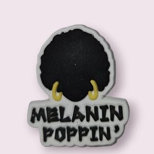 4/$8 Shoe Charm for Crocs - Melanin Poppin'
